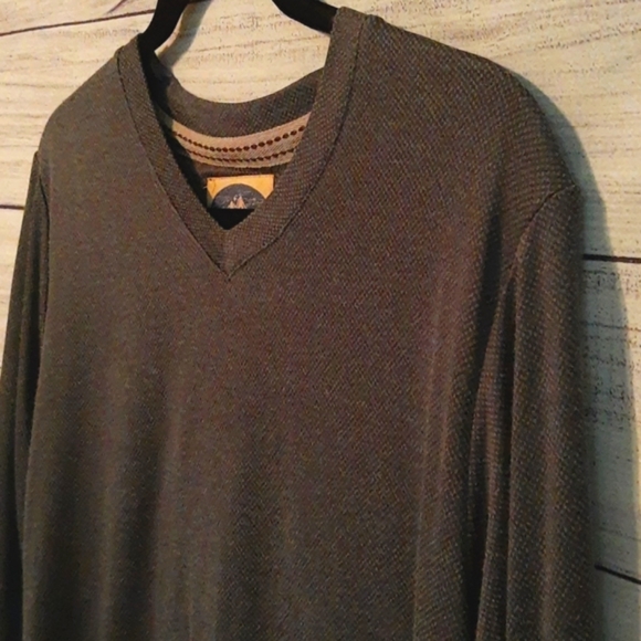 Grizzly Mountain Long Sleeve V-Neck Pullover Sweater Men’s M - Picture 2 of 8